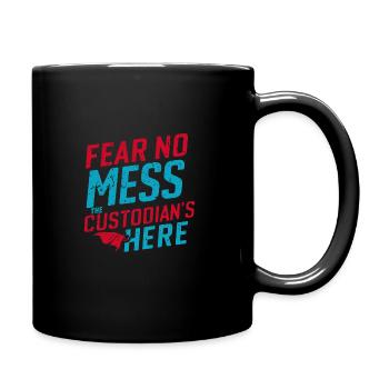 School administrators School staff Caretakers - Full Colour Mug - black - Right