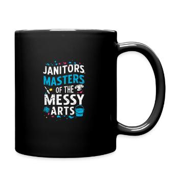 School administrators School staff Caretakers - Full Colour Mug - black - Right