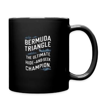 Mysterious disappearances in the Bermuda Triangle - Full Colour Mug - black - Right