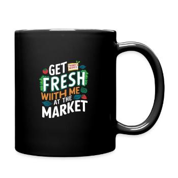 Marché fermier Agriculture Alimentation - Mug uni - noir - Droite