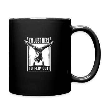 Cartwheeling Gymnastics Gymnast Costume Cartwheel - Full Colour Mug - black - Right