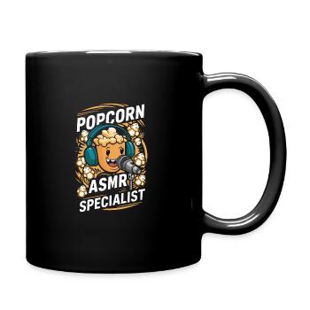 Dicton de pop-corn amusant, pop-corn en rafale - Mug uni - noir - Droite