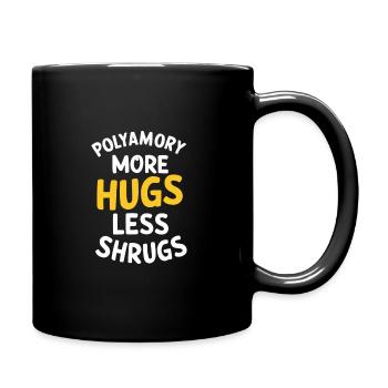 Polyamoröse Gemeinschaft Polyamorous Parenting - Tasse einfarbig - Schwarz - Rechts