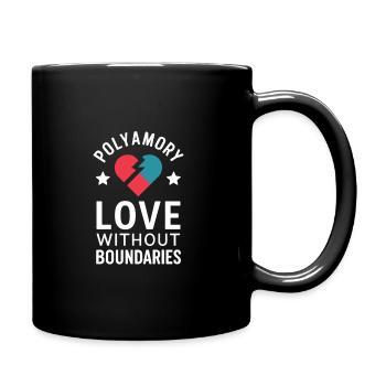 Polyamoröse Gemeinschaft Polyamorous Parenting - Tasse einfarbig - Schwarz - Rechts