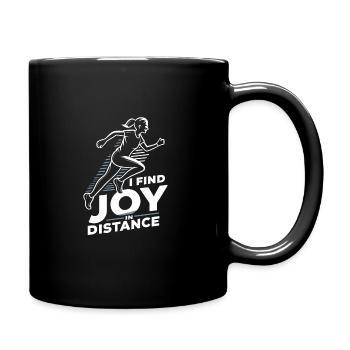 Ultra Running Ultramarathon Runner Marathoner - Full Colour Mug - black - Right