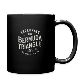 Mysteriöses Verschwindenlassen Im Bermudadreieck - Tasse einfarbig - Schwarz - Rechts