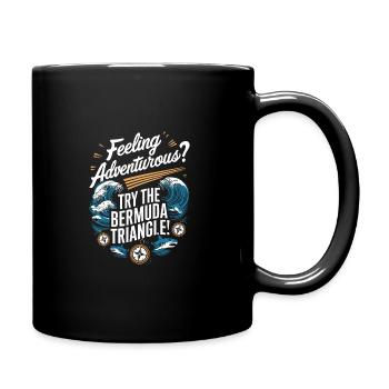 Mysterious disappearances in the Bermuda Triangle - Full Colour Mug - black - Right