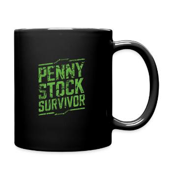 Stock market traders, forex traders, investor trading - Full Colour Mug - black - Right
