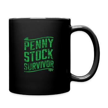 Stock market traders, forex traders, investor trading - Full Colour Mug - black - Right
