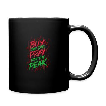 Stock market traders, forex traders, investor trading - Full Colour Mug - black - Right