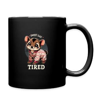 Niedlicher Pudu-hirsch Südamerika Cartoon-hirsch - Tasse einfarbig - Schwarz - Rechts