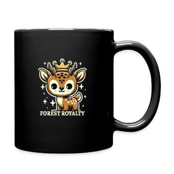 Niedlicher Pudu-hirsch Südamerika Cartoon-hirsch - Tasse einfarbig - Schwarz - Rechts