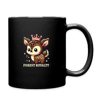 Niedlicher Pudu-hirsch Südamerika Cartoon-hirsch - Tasse einfarbig - Schwarz - Rechts