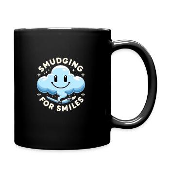 Smudge Sage Feder Spirituelle Hexerei Meditieren - Tasse einfarbig - Schwarz - Rechts