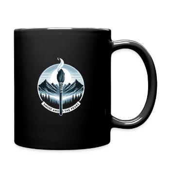 Smudge Sage Feder Spirituelle Hexerei Meditieren - Tasse einfarbig - Schwarz - Rechts