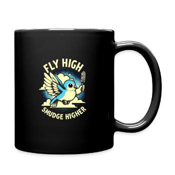 Smudge Sage Feder Spirituelle Hexerei Meditieren - Tasse einfarbig - Schwarz - Rechts