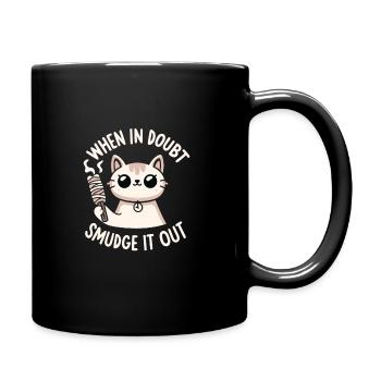Smudge Sage Feder Spirituelle Hexerei Meditieren - Tasse einfarbig - Schwarz - Rechts
