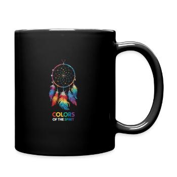 Attrape-rêves Attrape-rêves spirituel bohème - Mug uni - noir - Droite
