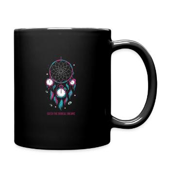 Dream Catcher Bohemian Spiritual Dreamcatcher - Tasse einfarbig - Schwarz - Rechts