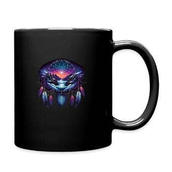 Attrape-rêves Attrape-rêves spirituel bohème - Mug uni - noir - Droite