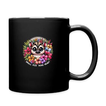Niedlicher Pudu-hirsch Südamerika Cartoon-hirsch - Tasse einfarbig - Schwarz - Rechts