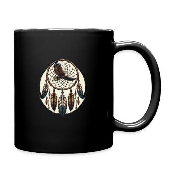 Attrape-rêves Attrape-rêves spirituel bohème - Mug uni - noir - Droite