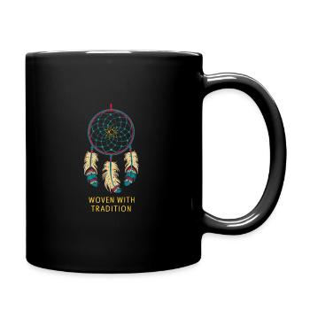 Dream Catcher Bohemian Spiritual Dreamcatcher - Tasse einfarbig - Schwarz - Rechts