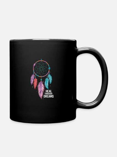 Attrape-rêves Attrape-rêves spirituel bohème - Mug uni - noir