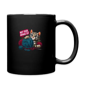 Ocelot Wild Cat Exotic Pets Jungle Big Cat - Full Colour Mug - black - Right