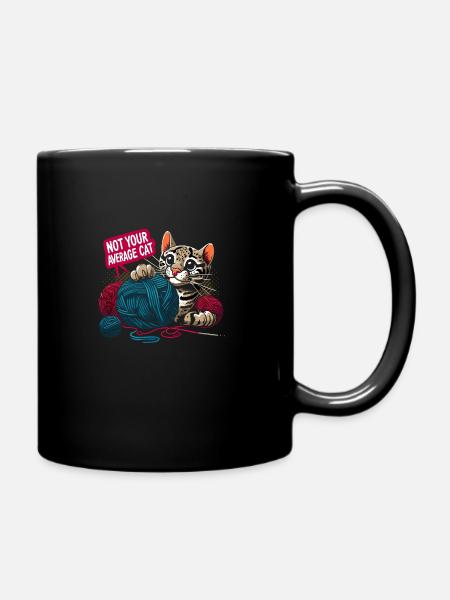 Ozelot Wild Cat Exotic Pets Jungle Big Cat - Tasse einfarbig - Schwarz