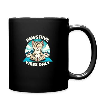 Ocelot Wild Cat Exotic Pets Jungle Big Cat - Full Colour Mug - black - Right