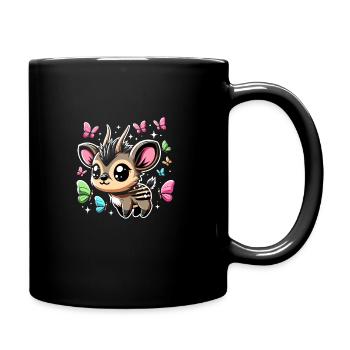 Niedlicher Pudu-hirsch Südamerika Cartoon-hirsch - Tasse einfarbig - Schwarz - Rechts