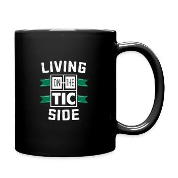 Tourette's Syndrome Awareness Neurodiverse - Full Colour Mug - black - Right