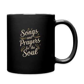 Chormusik Religiöser Gesang Glaubensbasierte Musik - Tasse einfarbig - Schwarz - Rechts