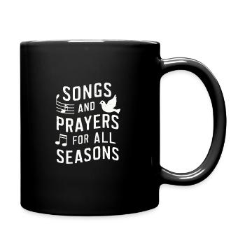 Chormusik Religiöser Gesang Glaubensbasierte Musik - Tasse einfarbig - Schwarz - Rechts