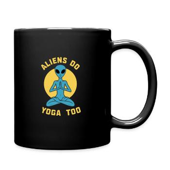 méditation, pleine conscience, relaxation et - Mug uni - noir - Droite