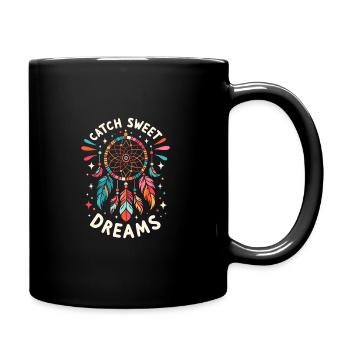 Attrape-rêves Attrape-rêves spirituel bohème - Mug uni - noir - Droite