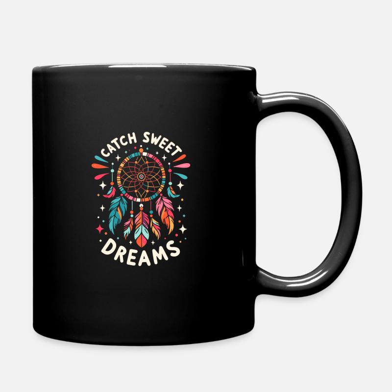 Dream Catcher Bohemian Spiritual Dreamcatcher - Tasse einfarbig - Schwarz