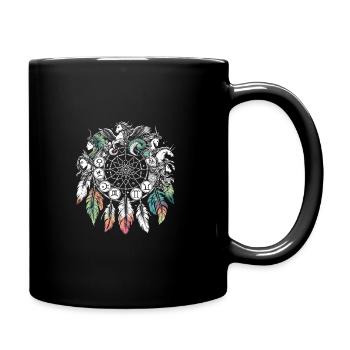 Attrape-rêves Attrape-rêves spirituel bohème - Mug uni - noir - Droite