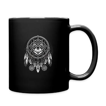 Attrape-rêves Attrape-rêves spirituel bohème - Mug uni - noir - Droite