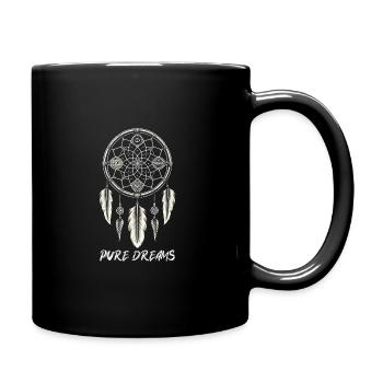 Dream Catcher Bohemian Spiritual Dreamcatcher - Full Colour Mug - black - Right