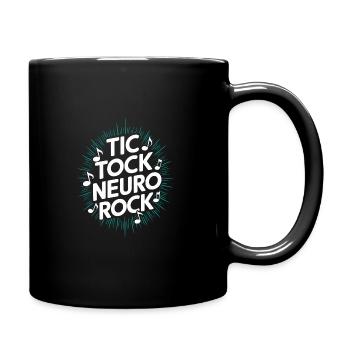 Tourette's Syndrome Awareness Neurodiverse - Full Colour Mug - black - Right
