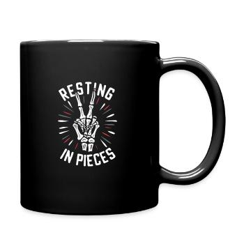 Emo Revival and Alternative Fashion for Scene Kids - Full Colour Mug - black - Right