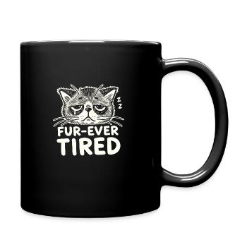 Emo Cat Design Für Gothische Katzenliebhaber Und - Tasse einfarbig - Schwarz - Rechts