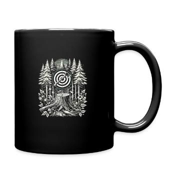 Maîtres du lancer de hache pour une pratique précise de la cible - Mug uni - noir - Droite