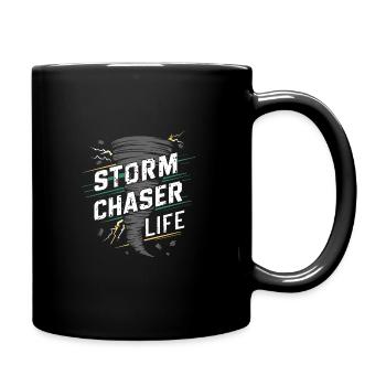 Découvrez le monde fascinant de la chasse aux tornades - Mug uni - noir - Droite