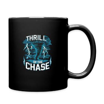 Découvrez le monde fascinant de la chasse aux tornades - Mug uni - noir - Droite
