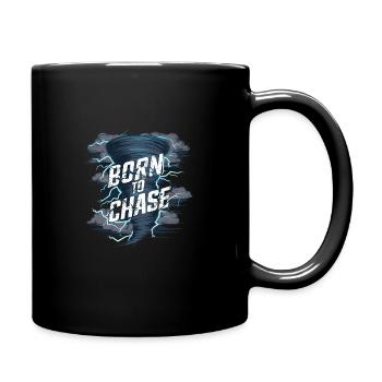 Experience the fascinating world of tornado hunting - Full Colour Mug - black - Right
