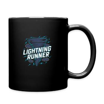 Découvrez le monde fascinant de la chasse aux tornades - Mug uni - noir - Droite