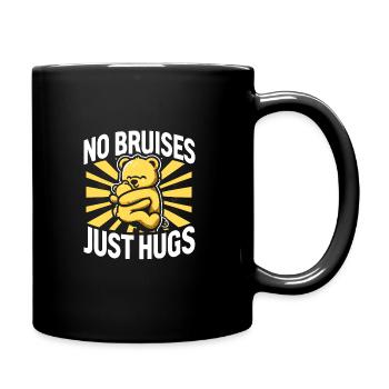 Raising awareness of domestic violence - Full Colour Mug - black - Right